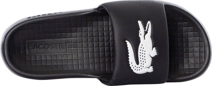 Lacoste Serve Slide 1.0 Heren Slippers Zwart Wit