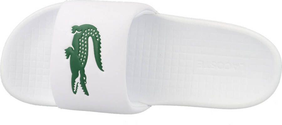 Lacoste Slippers Serve Slide 1.0 Heren Wit Groen