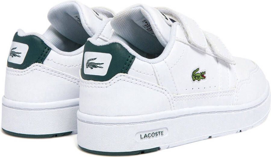 Lacoste T-clip K Lage sneakers Leren Sneaker Jongens Wit