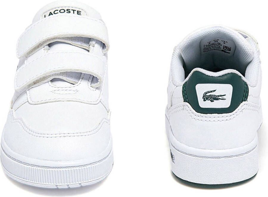 Lacoste T-clip K Lage sneakers Leren Sneaker Jongens Wit