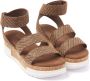 Lazamani Dames Sandalen 75.812 Brown Bruin Jute LA75812brown - Thumbnail 13