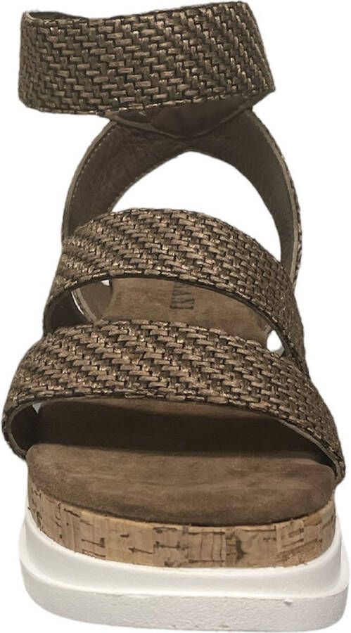 Lazamani Dames Sandalen 75.812 Brown Bruin Jute LA75812brown - Foto 8