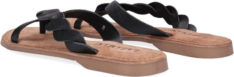 Lazamani 75.283 Ladies Toe Slippers Black - Foto 8