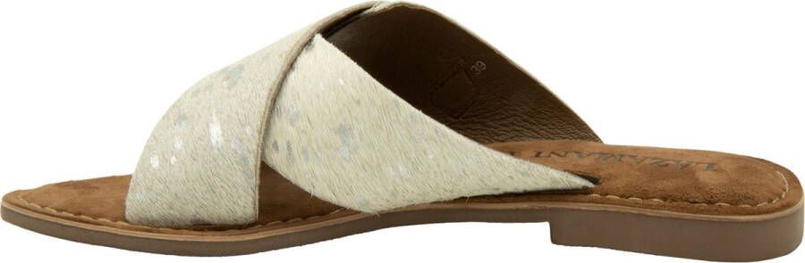 Lazamani Crossed Straps Slippers Dames