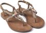 Lazamani Taupe Kralen Sandalen Multicolor Dames - Thumbnail 10