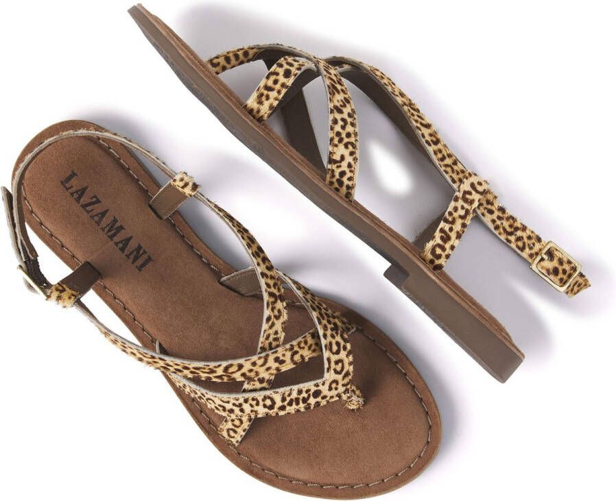 Lazamani Dames Sandalen 75.311 Leopard