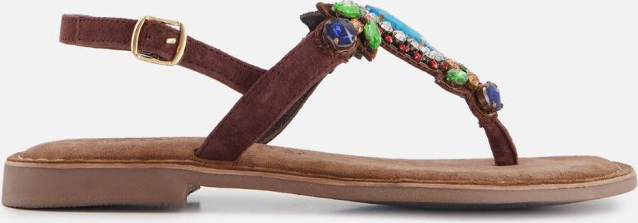 Lazamani Dames Sandalen 75.357 Brown Multi