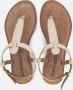 Lazamani Gouden Glitter Sandalen Yellow Dames - Thumbnail 13