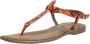 Lazamani Dames sandalen Trendy oranje - Thumbnail 3