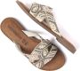 Lazamani Beige Zomer Slipper met Kralenbanden Beige Dames - Thumbnail 13