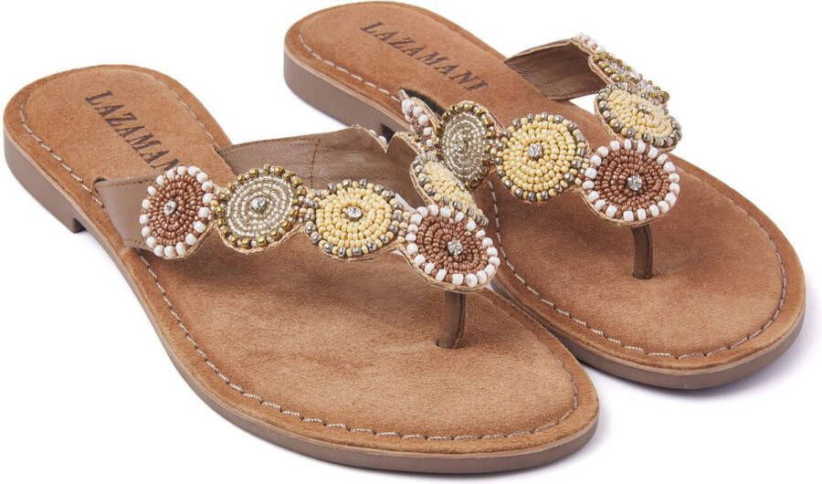 Lazamani Dames Slippers 75.451 Beige