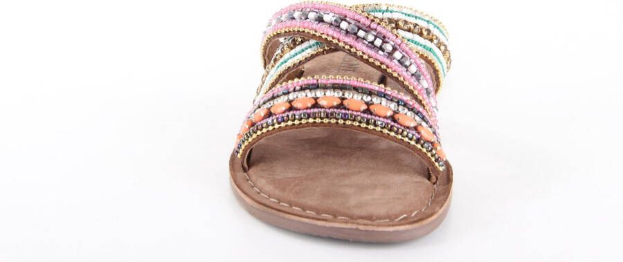 Lazamani Dames Slippers 75.474 Tan