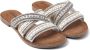 Lazamani Handgemaakte Zomerse Kralen Slippers White Dames - Thumbnail 7