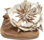 Lazamani Lily Leren Dames Slippers Gold - Thumbnail 6