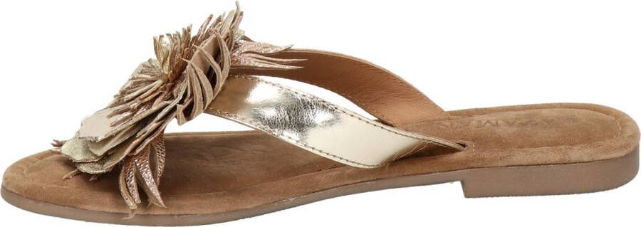 Lazamani Lily Leren Dames Slippers Gold - Foto 7