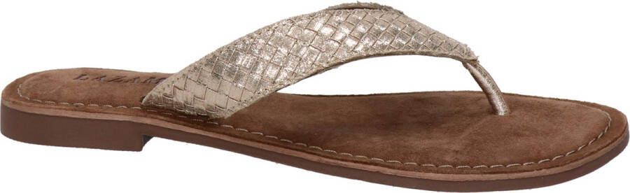 Lazamani Shiny Weave Teenslippers Dames