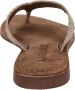 Lazamani ladies toe slippers shiny weav Goud Suede Teenslippers Dames - Thumbnail 11