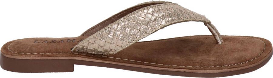 Lazamani Shiny Weave Teenslippers Dames