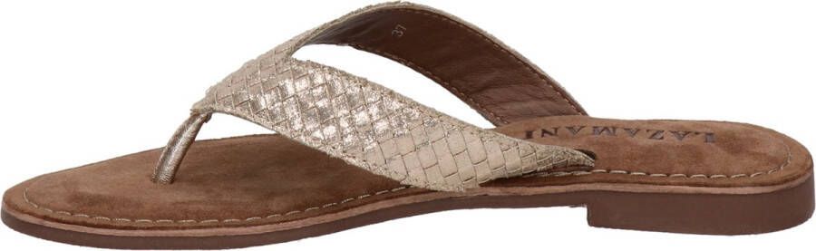 Lazamani Shiny Weave Teenslippers Dames