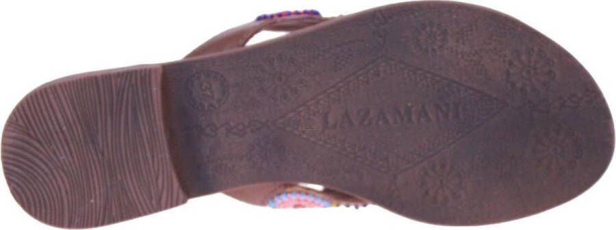 Lazamani Taupe-Multi Teenslipper