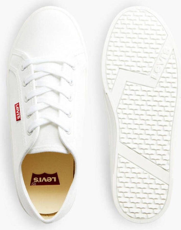 Levis Witte platform canvas sneaker