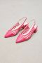 Lina Locchi Dames Pumps Damesschoenen Leer Geen hoogte cm L1277 Fuchsia - Thumbnail 7