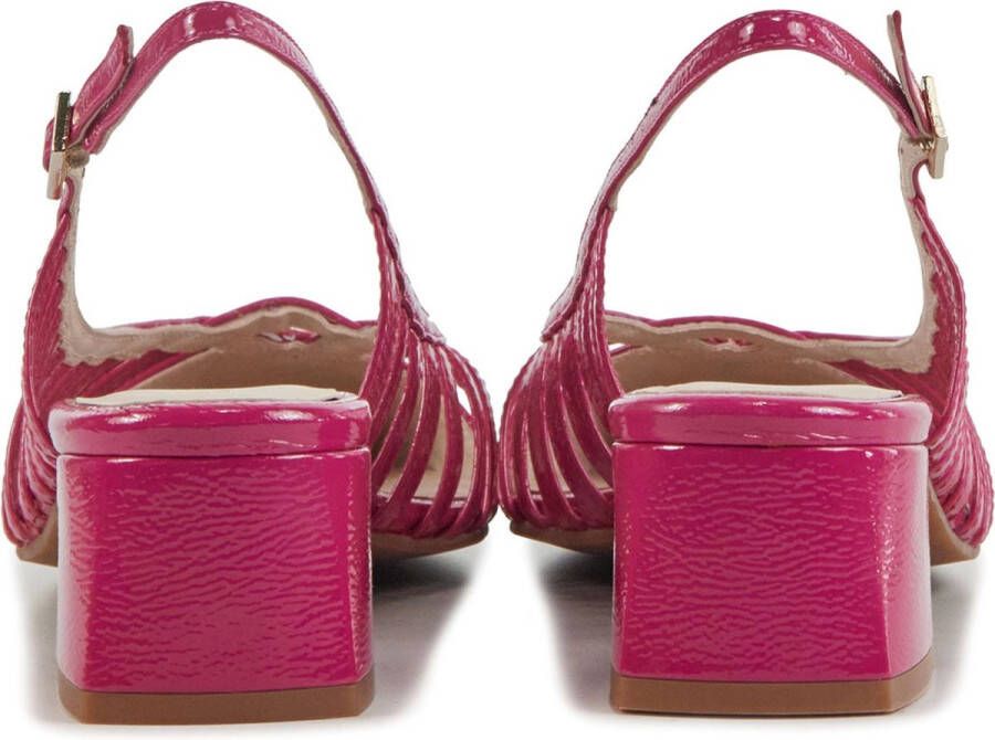 Lina Locchi Dames Pumps Damesschoenen Leer Geen hoogte cm L1277 Fuchsia