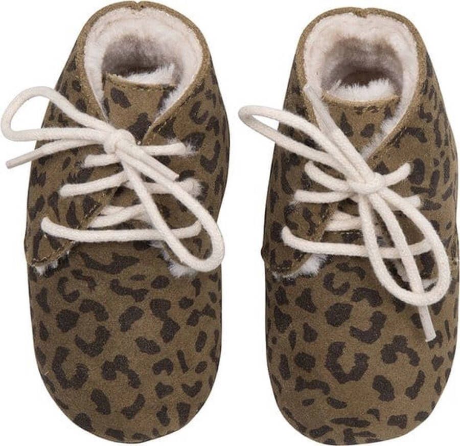 Little Indians Babyschoenen High Top Leopard Bruin