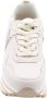 Liu Jo Witte leren sneakers met tonale logo en metallic detail Wit Dames - Thumbnail 9