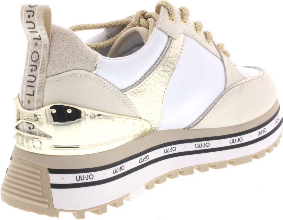 Liu Jo Dames Sneakers Maxi Wonder 20 White Wit