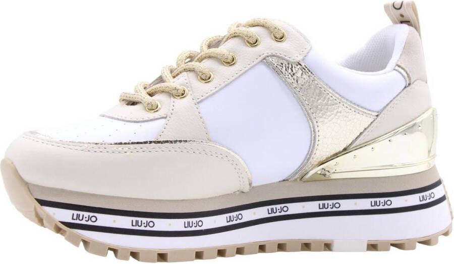 Liu Jo Dames Sneakers Maxi Wonder 20 White Wit