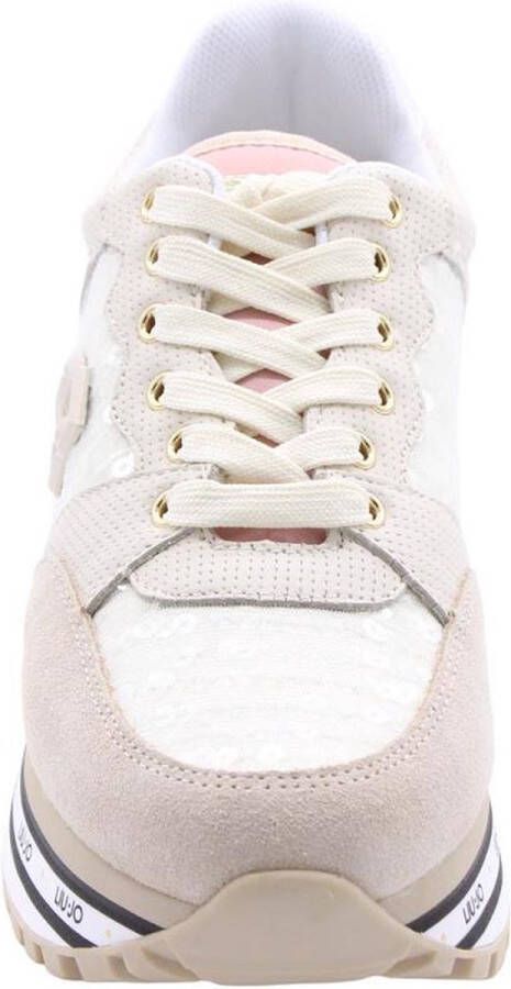 Liu Jo Dames Sneakers Maxi Wonder 57 Sand Zand