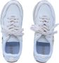 Liu Jo Witte leren sneakers met tonale logo en metallic detail Wit Dames - Thumbnail 15