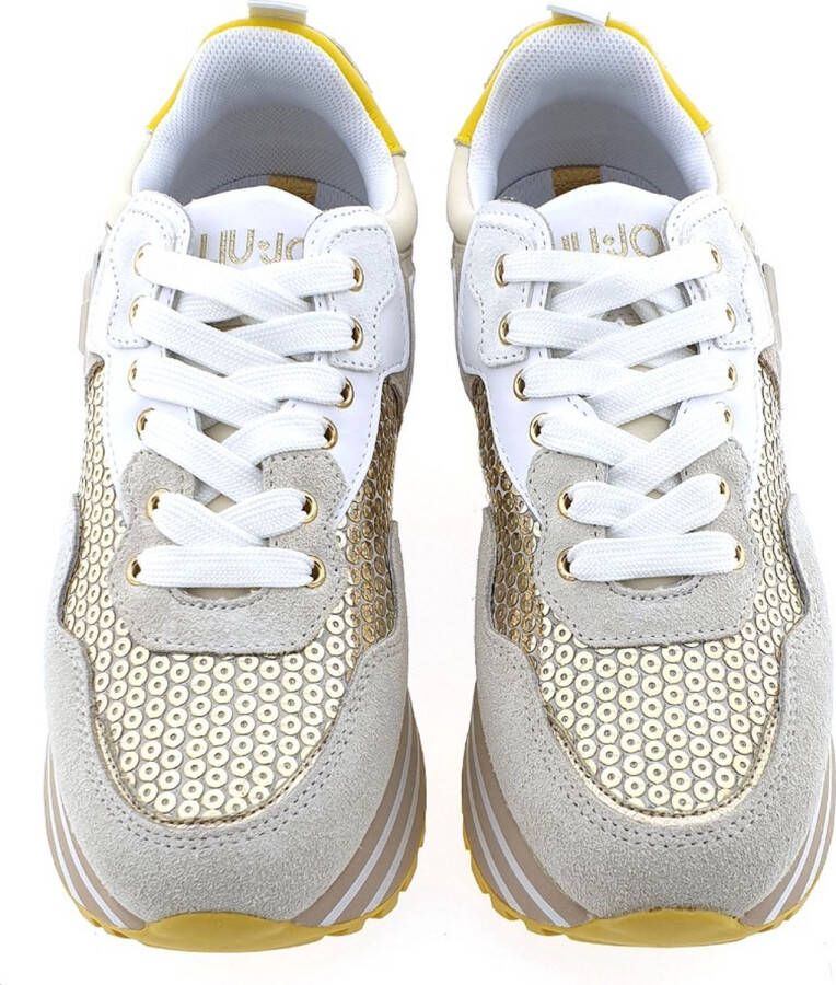 Liu Jo Plateau Dames Sneakers Leer Lamb Light Gold