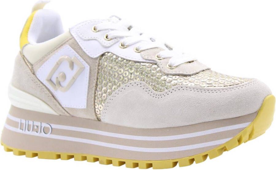 Liu Jo Plateau Dames Sneakers Leer Lamb Light Gold