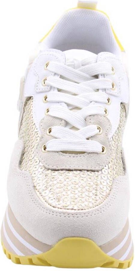 Liu Jo Plateau Dames Sneakers Leer Lamb Light Gold