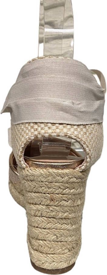 Liu-Jo SA3091EX Damita Two Pieces Glitter-sandaal sleehak- espadrilles sleehak