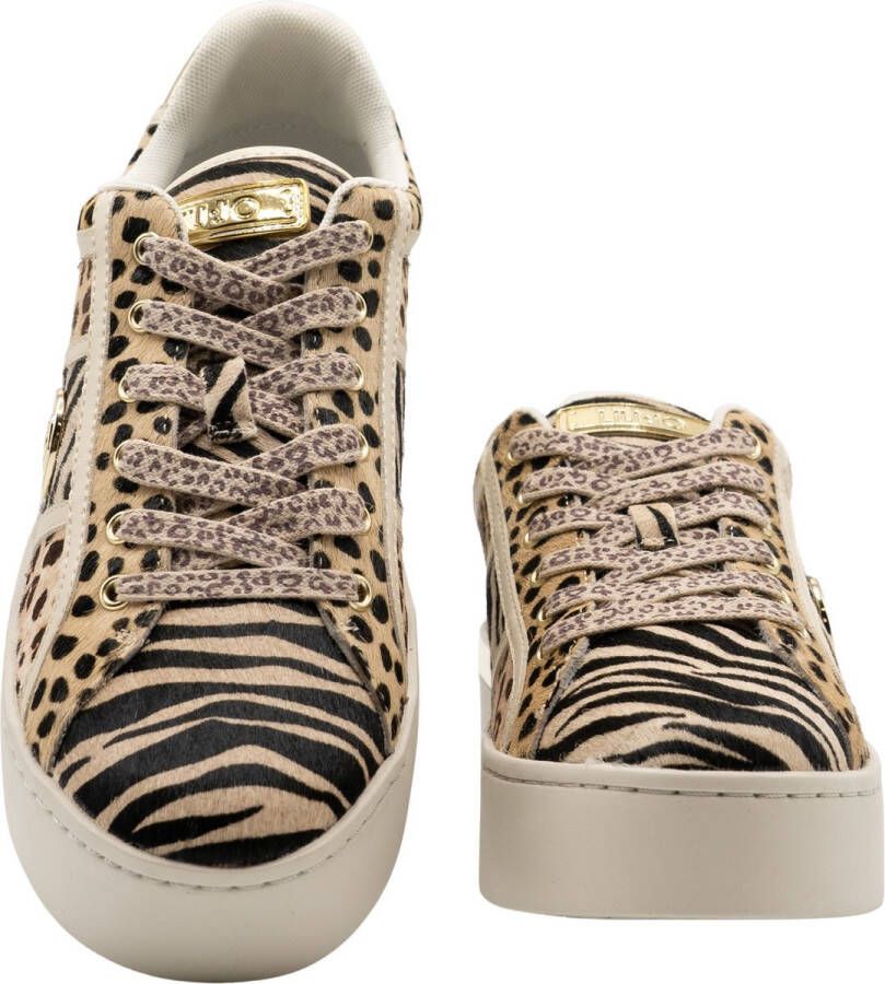 Liu Jo Silvia 53 Dames Sneakers Bruin Print