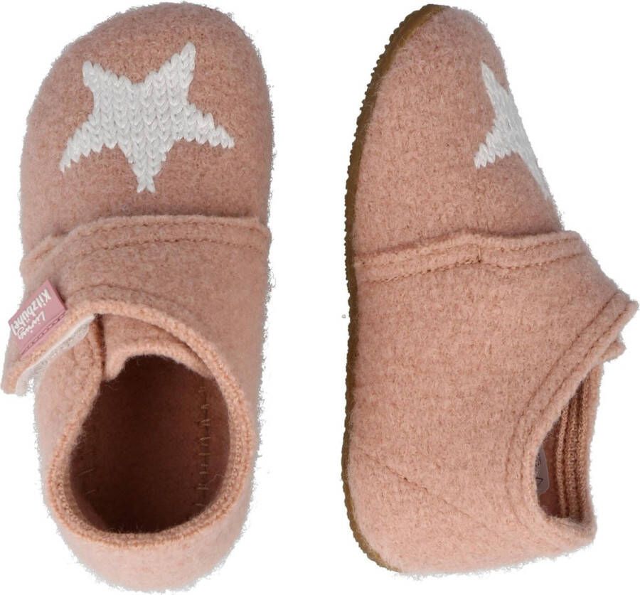 Living Kitzbühel Baby's Klettschuh Stern Pantoffels roze