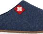 Living Kitzbühel Pantoffels Schweizer Kreuz 3886 584 Midnight Navy Blauw Wolvilt LK38860584 - Thumbnail 10