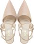 Lodi Pumps Stiletto Dames Damesschoenen Leer Naaldhak hoogte 9 cm Rabia TP Beige - Thumbnail 5