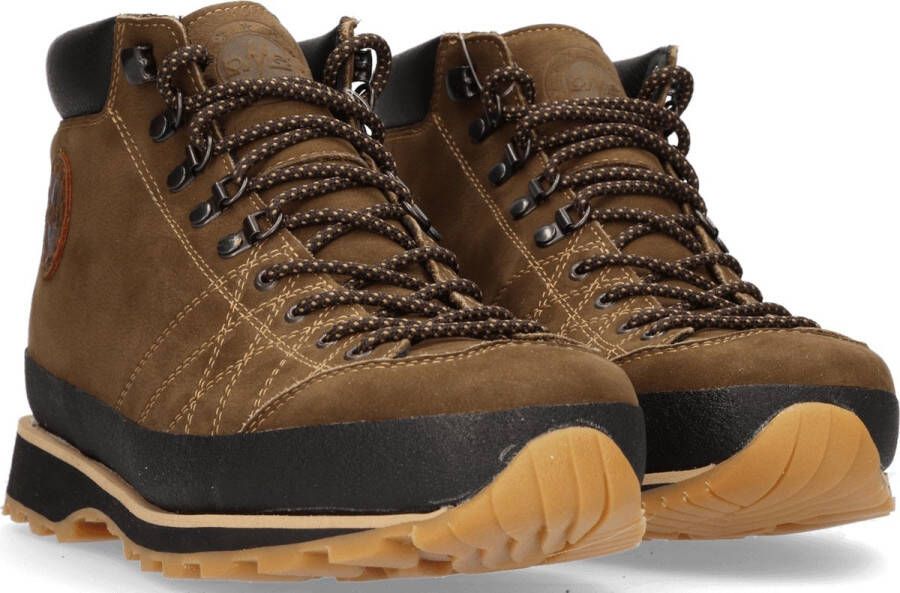 Lomer Bio Naturale Mid MTX Premium Wandelschoenen Brown Bomber Bruin Nubuck 50085.E.01