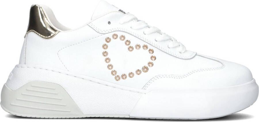 Love Moschino Ja15865g0g Lage sneakers Leren Sneaker Dames Wit