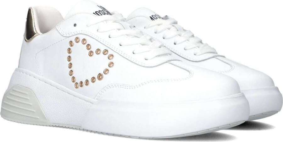 Love Moschino Ja15865g0g Lage sneakers Leren Sneaker Dames Wit