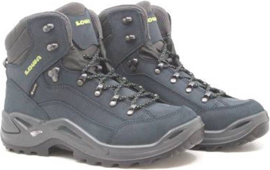 Lowa Hatland Renegade GTX Heren wandelschoen Dark-blue lime Schoenen Wandelschoenen Halfhoge schoenen