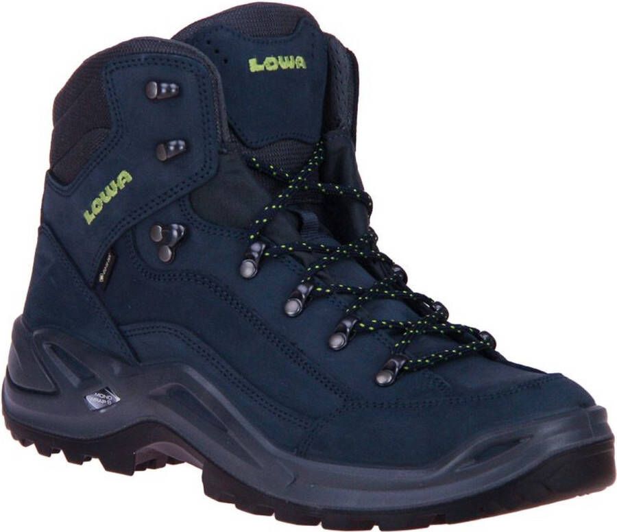 Lowa Hatland Renegade GTX Heren wandelschoen Dark-blue lime Schoenen Wandelschoenen Halfhoge schoenen