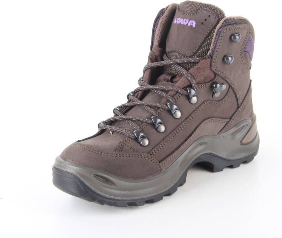 Lowa Hatland Renegade GTX Mid W wandelschoen Slate blackberry Schoenen Wandelschoenen Halfhoge schoenen