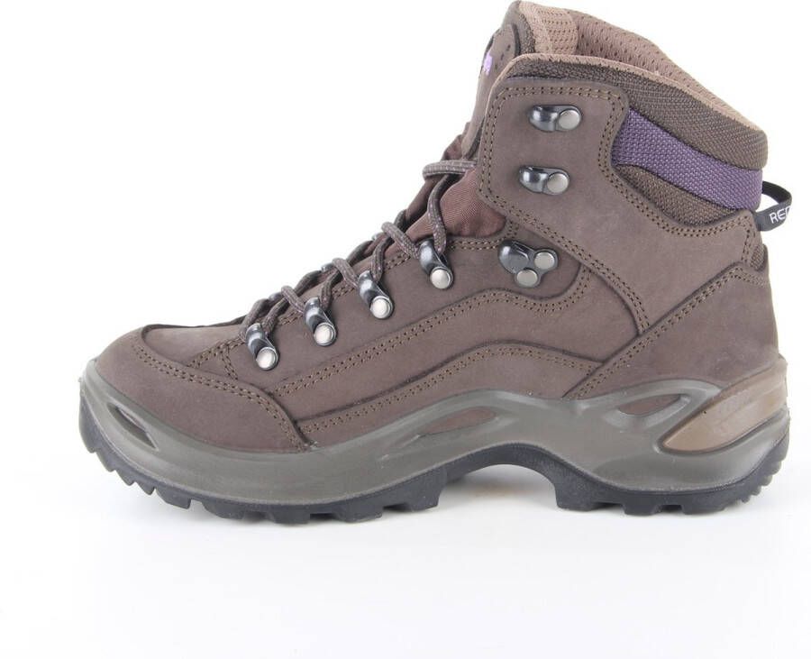 Lowa Hatland Renegade GTX Mid W wandelschoen Slate blackberry Schoenen Wandelschoenen Halfhoge schoenen