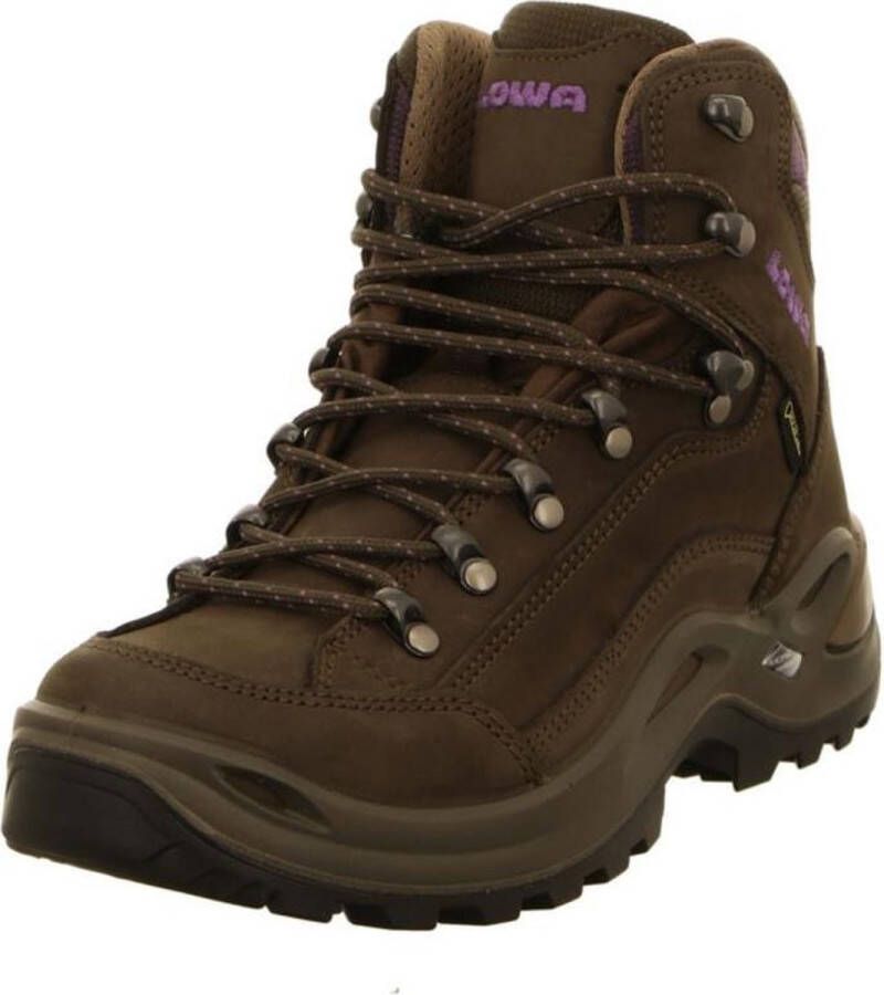 Lowa Hatland Renegade GTX Mid W wandelschoen Slate blackberry Schoenen Wandelschoenen Halfhoge schoenen