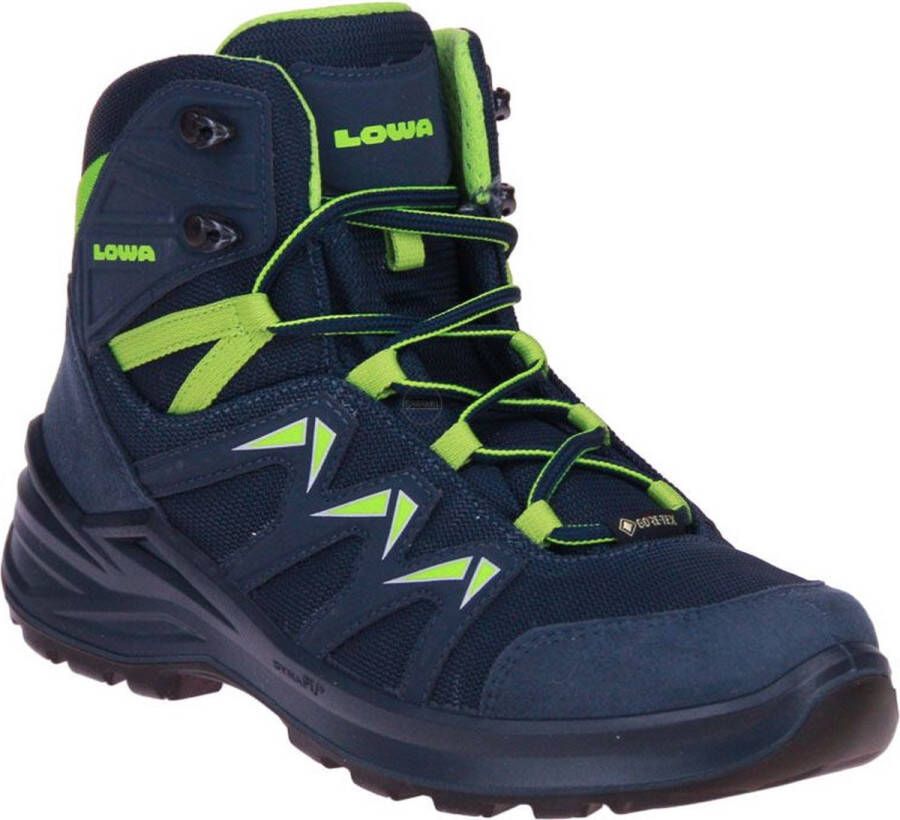 Lowa Innox Pro GTX Mid Junior Kinderen waterdichte mid wandelschoenen Steelblue Lime - Foto 2